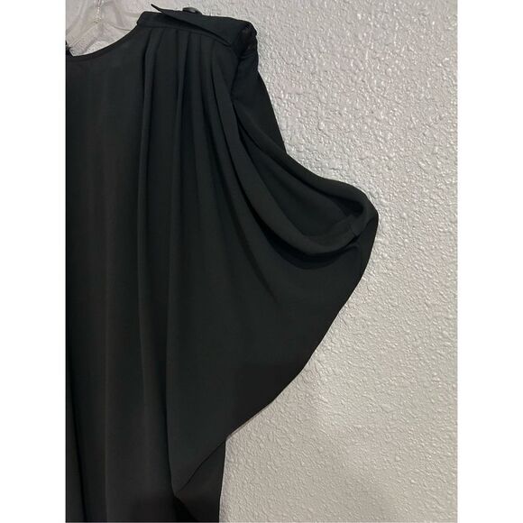 2-Piece Black Evening Cocktail outfit. Slimming Classic can be your LBD! Tunic l - Picture 3 of 7